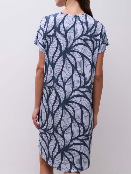 Femilet Nachtmode Yara blau nachtkleid