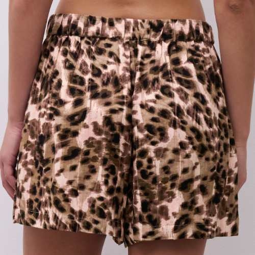 Femilet Nachtmode Layla braun/print pyjama-hose