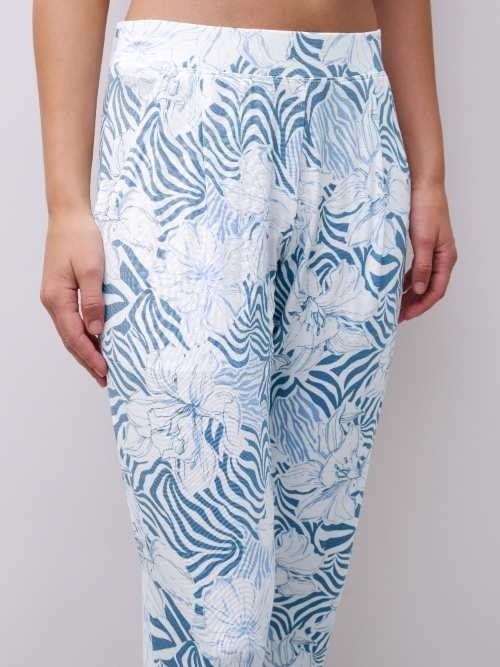 Femilet Nachtmode Loraine lila pyjamahose