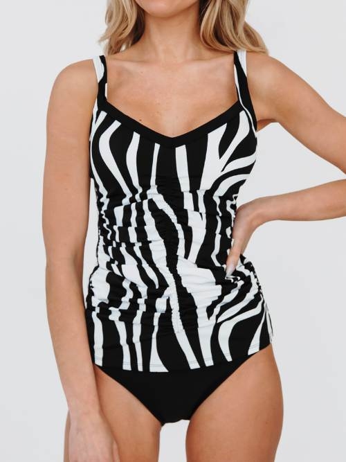 Bomain Bergen blau tankini set