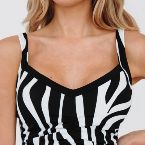 Bomain Bergen blau tankini set