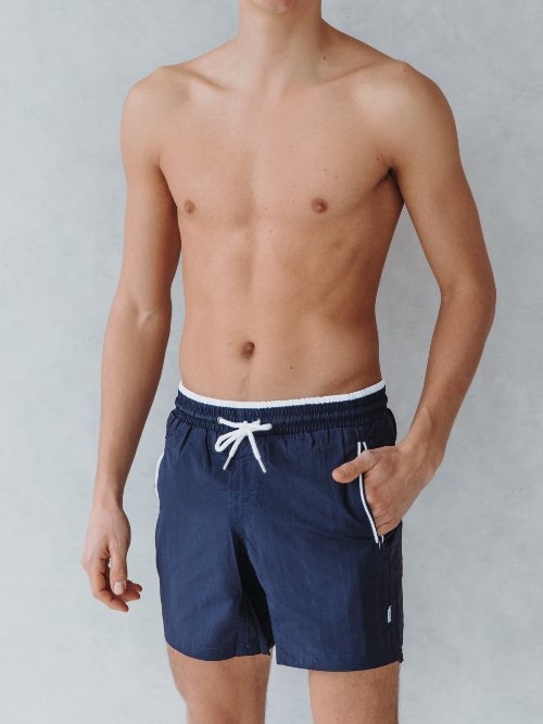 Bomain Basic navy-blau badehose