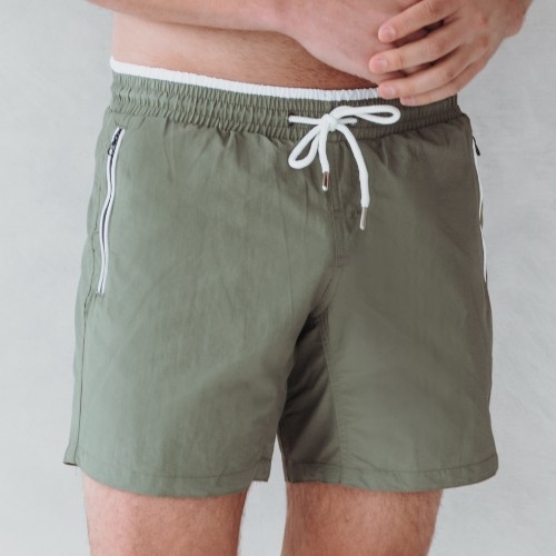 Bomain Basic khaki badehose