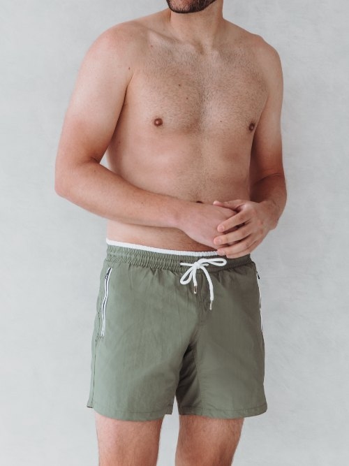 Bomain Basic khaki badehose
