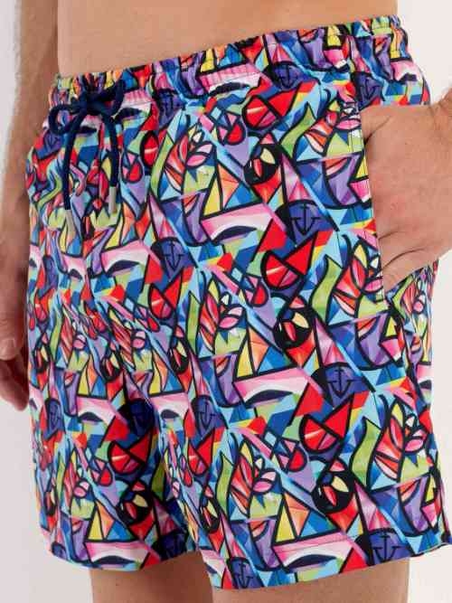 HOM Bademode Idylle mehrfarbig schwimmboxer