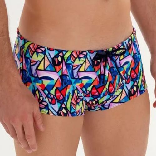 HOM Bademode Idylle mehrfarbig/print badehose