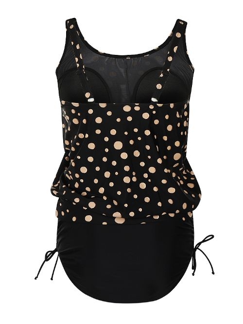 Mila Golden Dots schwarz tankini set