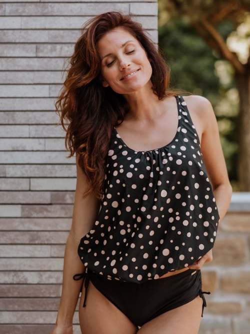 Mila Golden Dots schwarz tankini set