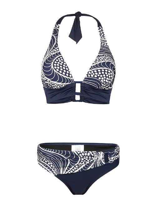 Mila Ocean Waves navy-blau set