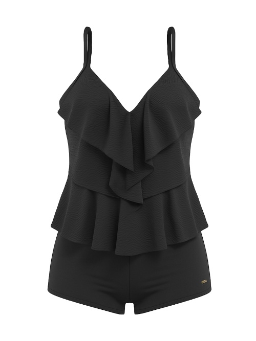 Mila Classic schwarz tankini set