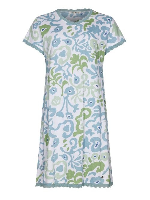 Pastunette Damen blau nachtkleid