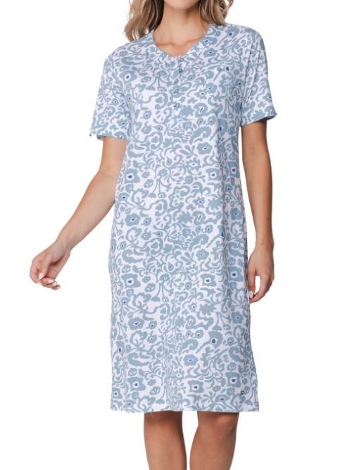 Pastunette Damen blau nachtkleid