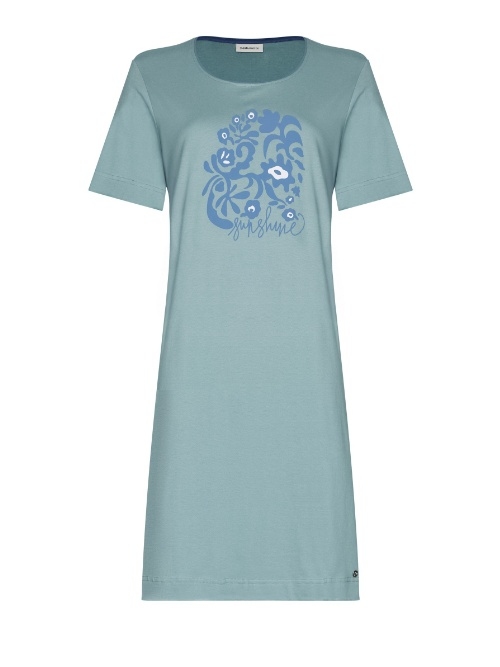 Pastunette Damen blau nachtkleid