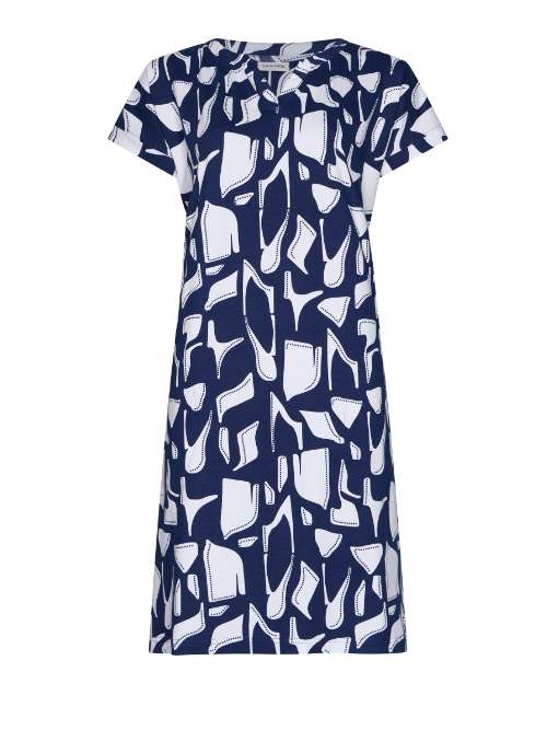 Pastunette Damen navy-blau nachtkleid