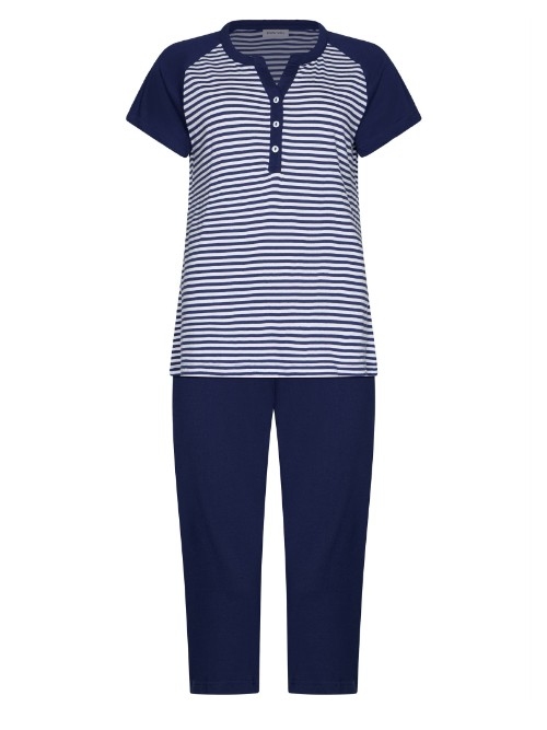 Pastunette Damen navy-blau pyjama