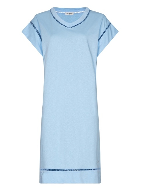 Pastunette Damen blau nachtkleid