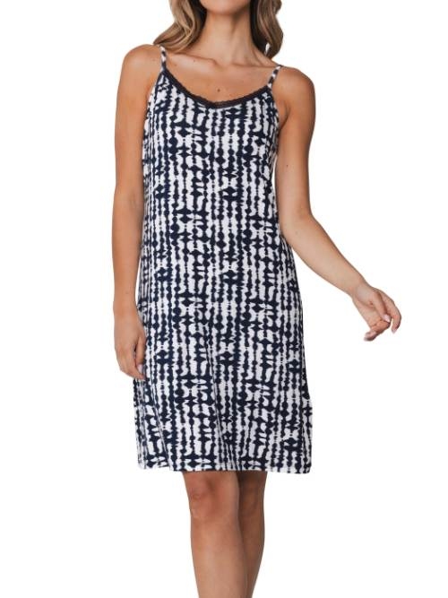 Pastunette Damen blau nachtkleid