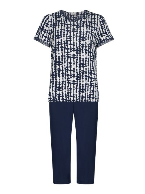 Pastunette Damen blau pyjama