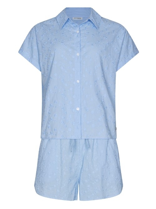 Pastunette Damen blau shortama