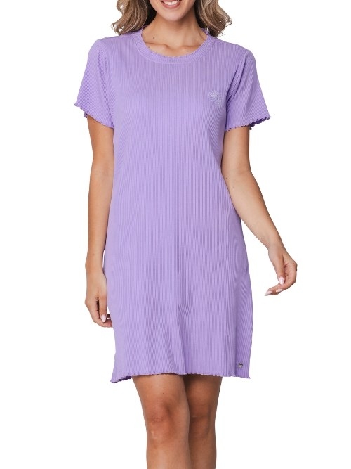 Rebelle Damen violett nachtkleid