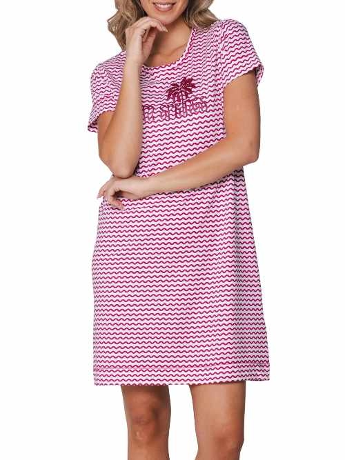Rebelle Damen pink nachtkleid