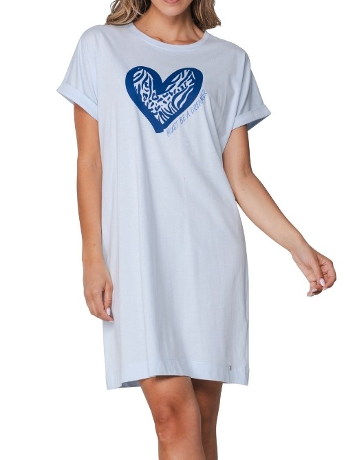 Rebelle Damen blau nachtkleid