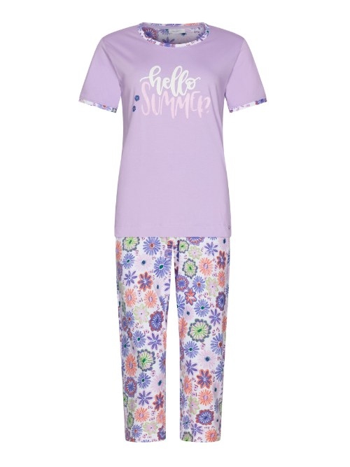 Rebelle Damen violett pyjama