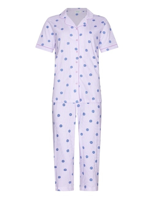 Rebelle Damen violett pyjama