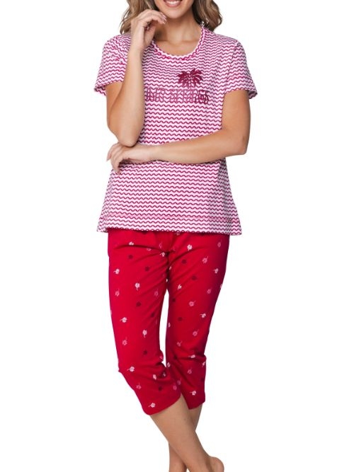 Rebelle Damen pink pyjama