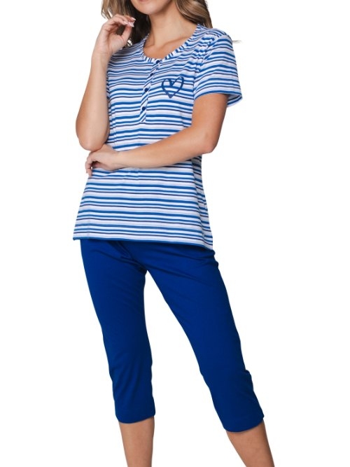 Rebelle Damen blau pyjama