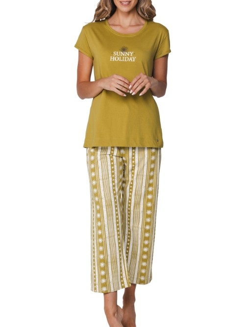 Rebelle Damen grün pyjama