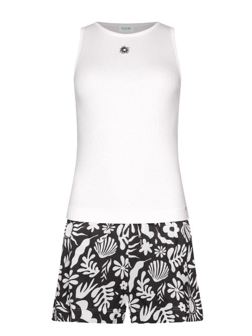 Rebelle Damen weiß shortama