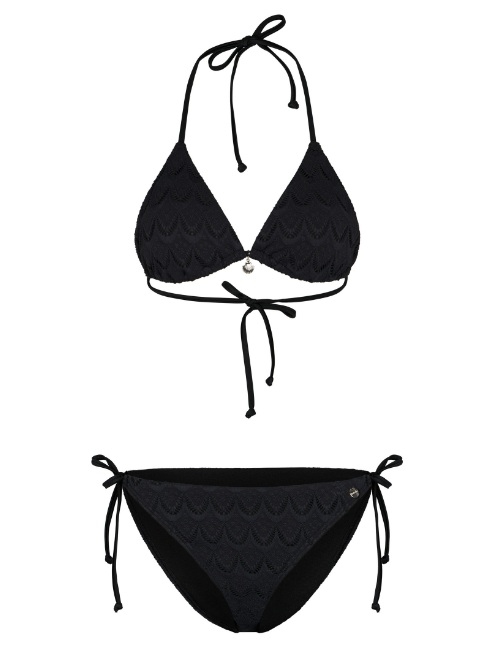 Rebelle Badmode schwarz set