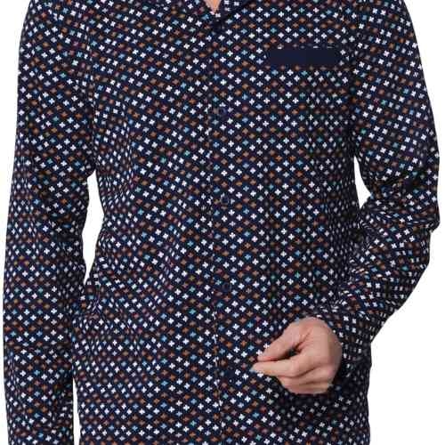 Pastunette Herren navy-blau pyjama