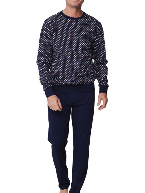 Pastunette Herren navy-blau pyjama