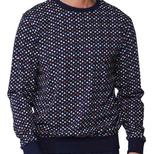 Pastunette Herren navy-blau pyjama