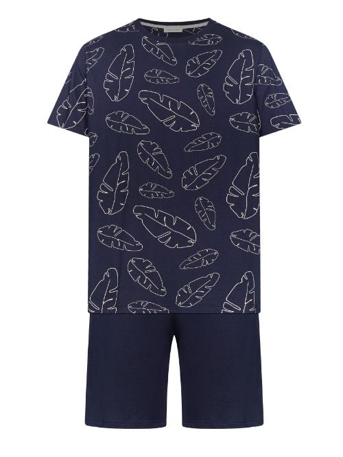 Pastunette Herren navy-blau shortama