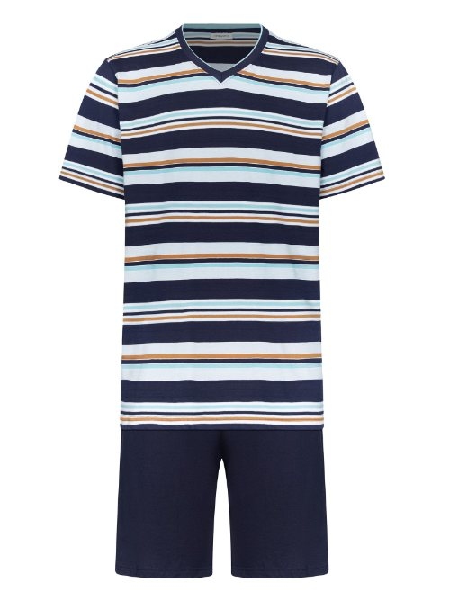 Pastunette Herren navy-blau shortama