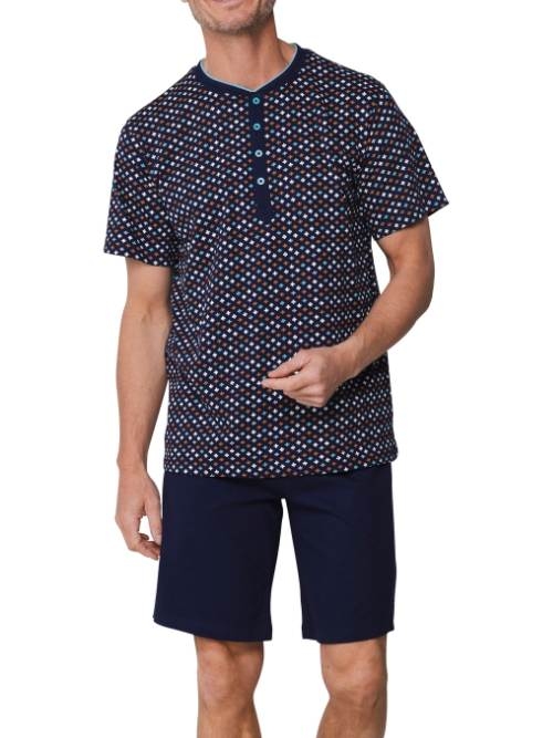Pastunette Herren navy-blau shortama