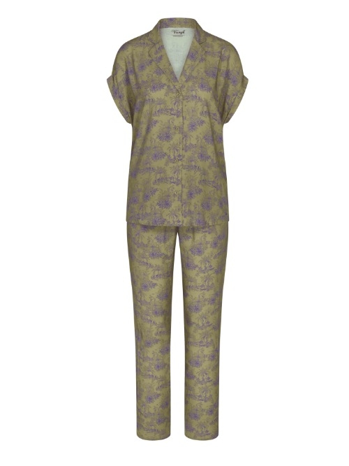 Triumph Boyfriend Fit grün pyjama