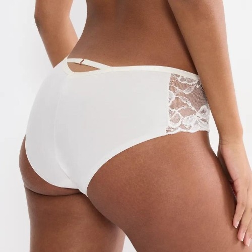 Triumph Gardenia Florale gebrochenes weiß slip