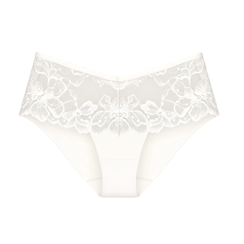 Triumph Gardenia Florale gebrochenes weiß slip
