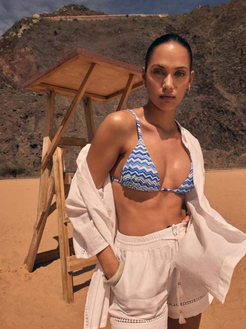 Triumph Swimwear Mix & Match blau gemoldefer bikini bh