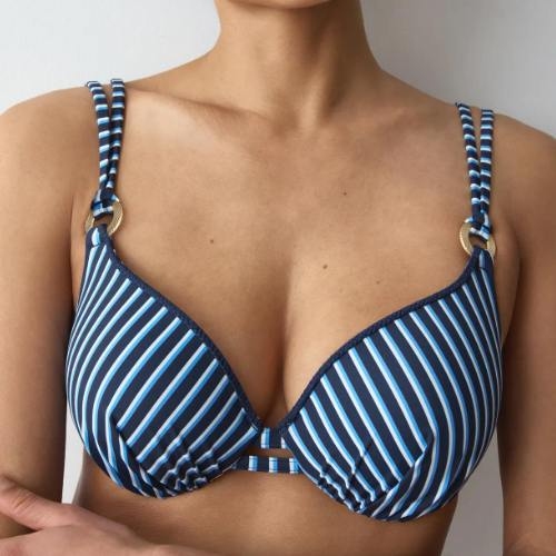 Triumph Swimwear Summer Twist navy-blau gemoldefer bikini bh
