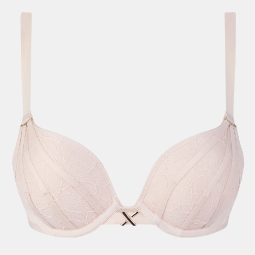 Chantelle Xquisite pink push up bh
