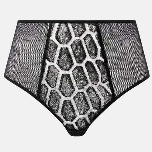 Chantelle Reptilia schwarz hoher slip