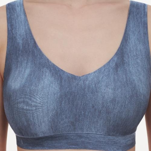 Chantelle SoftStretch jeans blau ohne bügel bh