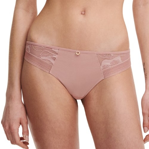 Chantelle True Lace pink slip