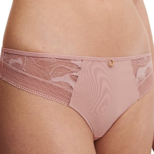 Chantelle True Lace pink slip