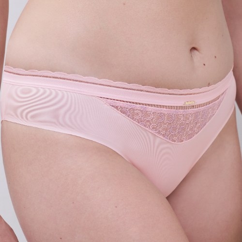 Chantelle One Mono pink slip